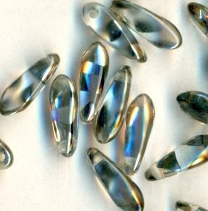 Dagger Beads Crystal mit Silber Bedampfung