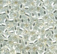 Rocailles 15/0 1,5mm Weiß, Crerme, Crystal