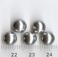 Swarovski, Light Grey, 4 mm
