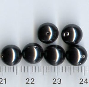 Swarovski, Black, 8 mm