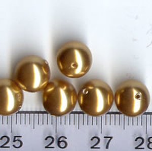 Swarovski, Bright Gold, 8 mm