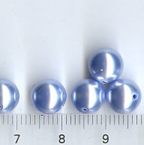 Swarovski, Light Blue, 10 mm