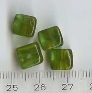 Glasperlen Grün