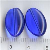 Glasperlen Blau