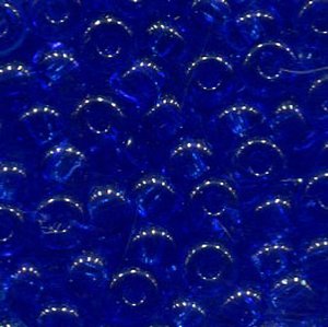 4mm Rocailles Blau Transparent 30080