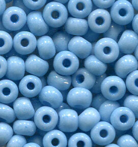 4mm Rocailles Opak Hellblau  03132