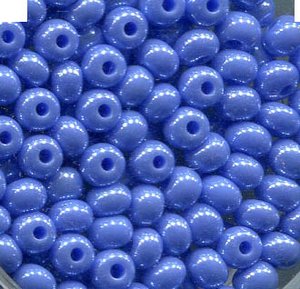 4mm Rocailles Blau Perlglanz 38020