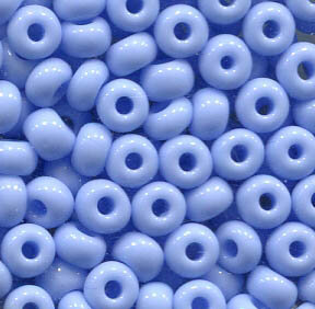 4mm Rocailles Opak Hellblau 33000
