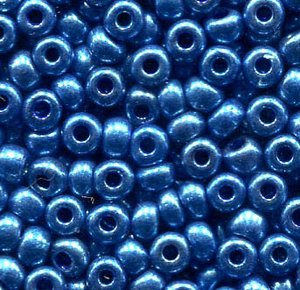 4 mm Rocailles Blau Metallic 18336