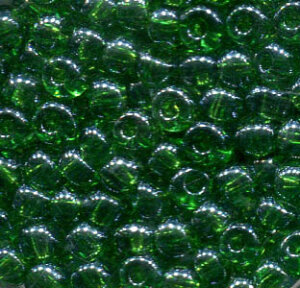 4mm Rocailles Grün Transparent Lüsternd 56120