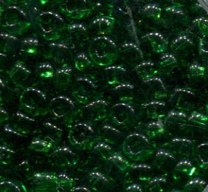 4mm Rocailles Grün Transparent 50060