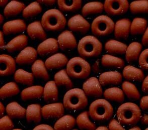 4mm Rocailles OPAQUE CHOCOLATE MATT 13600