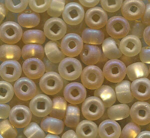 4mm Rocailles Mix Beige/Braun Matt