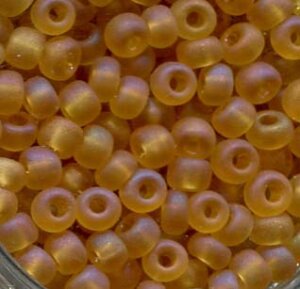 4mm Rocailles Topaz Leicht Rainbow Matt 11050