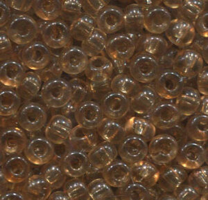 4mm Rocailles Crystal Topaz , Solgel Dyed 01111
