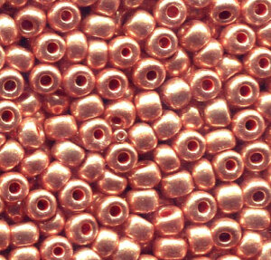 4mm Rocailles Hell Kupfer Metallic 18589