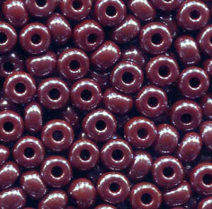 4mm Rocailles Rotbraun Lüsternd 18600