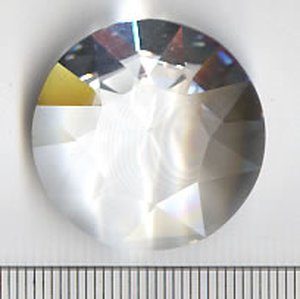 27mm Rivoli Swarovski  Crystal ohne Folie