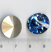 16mm Rivoli Swarovski Aquamarine