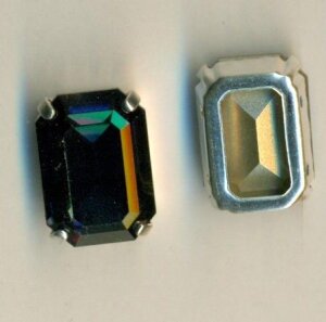 Swarovski Rivoli gefassti Eckig Montana