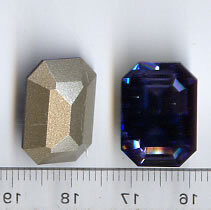 Swarovski Eckig Tanzanite