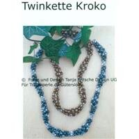 Anleitung Twinkette Kroko von Tanja Fritsche