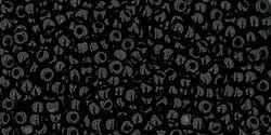 15/0 Toho Charlottes Opak Schwarz T1-15-49