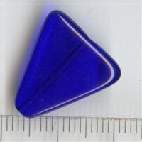 Glasperlen Dreieck Blau