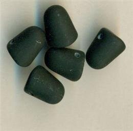 7 x 10 mm Gumdrops Opak Jet Matt (Schwarz Matt) 23980/84100