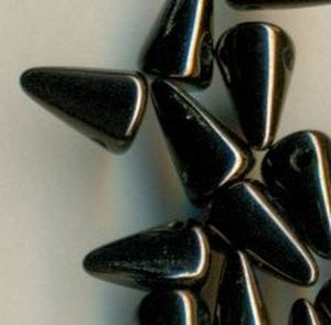5 x 8 mm Spike-Beads Metallic Bronze-Copper
