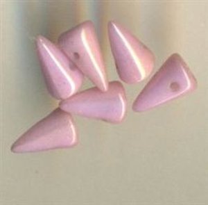5 x 8 mm Spike-Beads Chalk Pink Lsternd