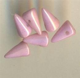 5 x 8 mm Spike-Beads Chalk Pink Lüsternd
