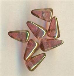 5 x 8 mm Spike-Beads Crystal Rot Lüsternd
