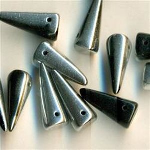 7 x 10 mm Spike-Beads JET LABRADOR 23980/27001