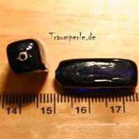 Glasperlen Rechteck Blau