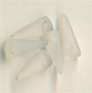 7 x 17 mm Spike-Beads Crystal Matt
