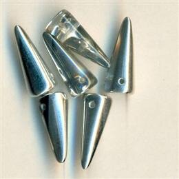 7 x 17 mm Spike-Beads CRYSTAL LABRADOR 00030/27001