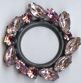 Strass-Blume Rosa  Str21