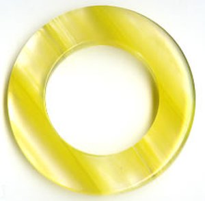 Kunststoff Klar mit Gelb K46