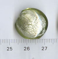 Glasperlen Rund Olive