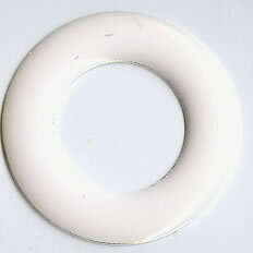 Metallglasurteil Weiß  Gl1