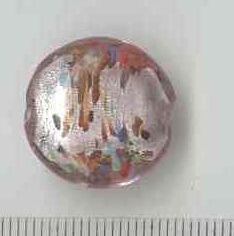 Glasperlen Rund Rosa