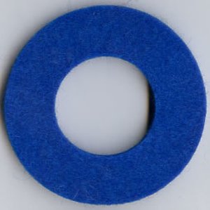 Filzscheibe Mittelblau F03