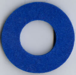 Filzscheibe Mittelblau F03