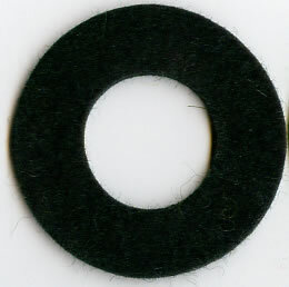 Filzscheibe Dunkelgrün F04