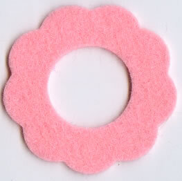 Filzscheibe Rosa  F 82