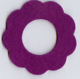 Filzscheibe Violett F66