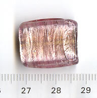 Glasperlen Rosa