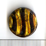 Glasperlen Braun mit Silber