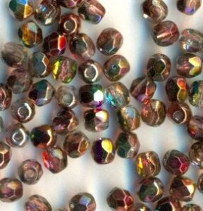 3mm Facettiert Magic Wine (Red-Brown)